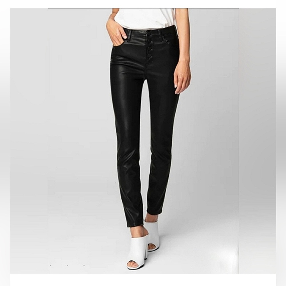 Blank NYC Black Faux Leather Pants